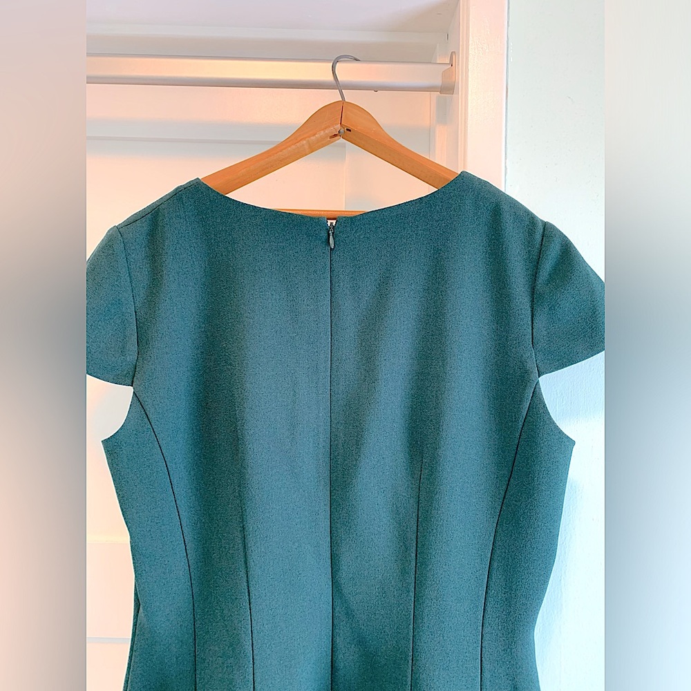 Eliza J • Emerald Green • Fit n Flare Dress - Picture 3 of 4